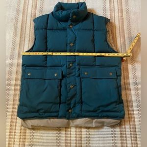 Eddie Bauer Black Label Goose Down Vintage Men’s Vest; Medium; Evergreen; USA